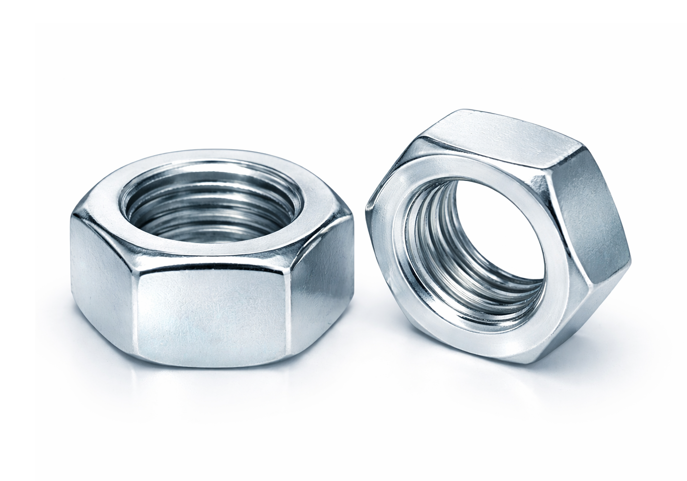 일반육각너트 인치 [백색]