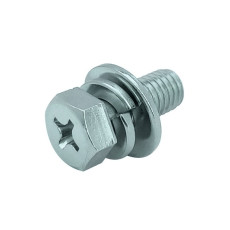 +십자 육각샘스2장 [백색]